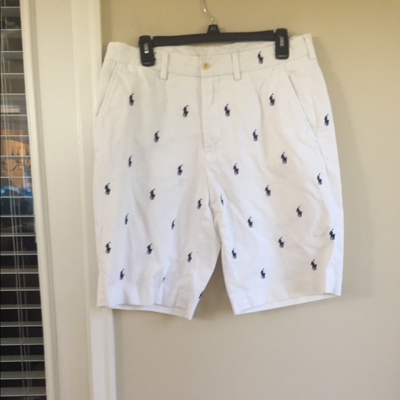 polo ralph lauren logo shorts